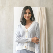 Load image into Gallery viewer, Elyna Cardigan Cerulean Blue
