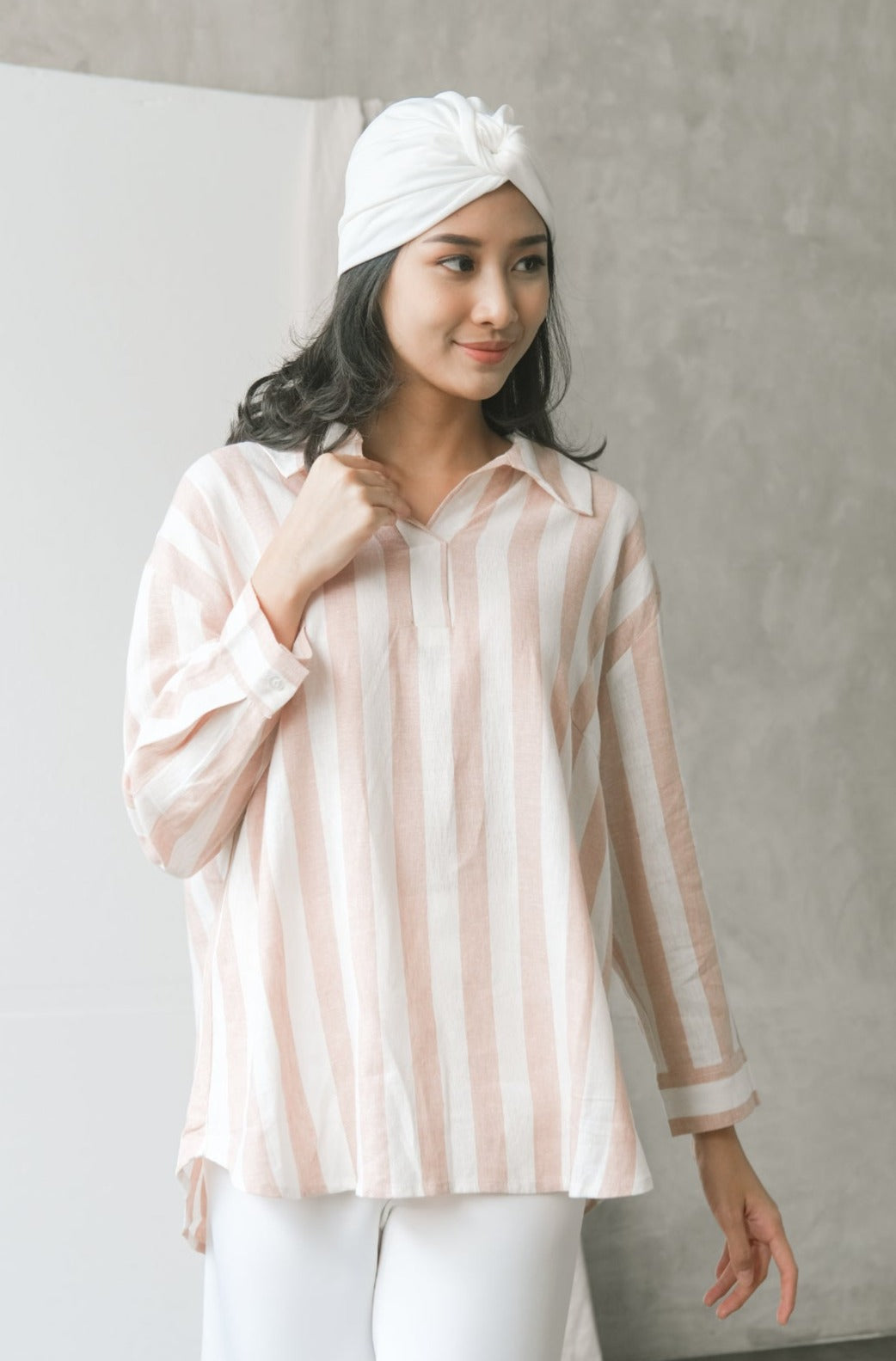 Shopia Pure Linen Blouse