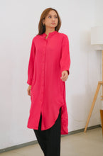 Load image into Gallery viewer, Thalia Rayon Dress Fuchsia
