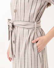 Load image into Gallery viewer, Nadira Linen Dress Stripes
