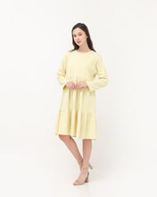 Load image into Gallery viewer, Prisilla Cotton Dress Yellow

