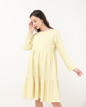 Load image into Gallery viewer, Prisilla Cotton Dress Yellow
