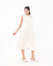Load image into Gallery viewer, Tania Linen Dress Cream
