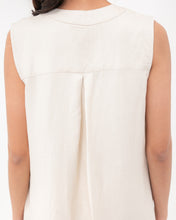 Load image into Gallery viewer, Tania Linen Dress Cream
