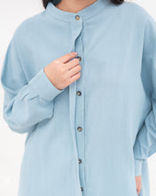 Load image into Gallery viewer, Nancy Linen Tunic Cerulean
