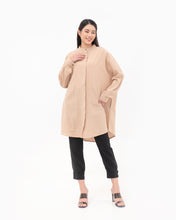 Load image into Gallery viewer, Nancy Linen Tunic Dress Sand
