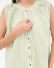 Load image into Gallery viewer, Tania Linen Dress Sage
