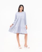 Load image into Gallery viewer, Prisilla Cotton Dress Cerulean
