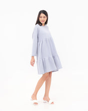 Load image into Gallery viewer, Prisilla Cotton Dress Cerulean
