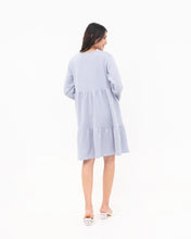 Load image into Gallery viewer, Prisilla Cotton Dress Cerulean
