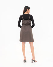 Load image into Gallery viewer, Naila Linen Dress Army Green
