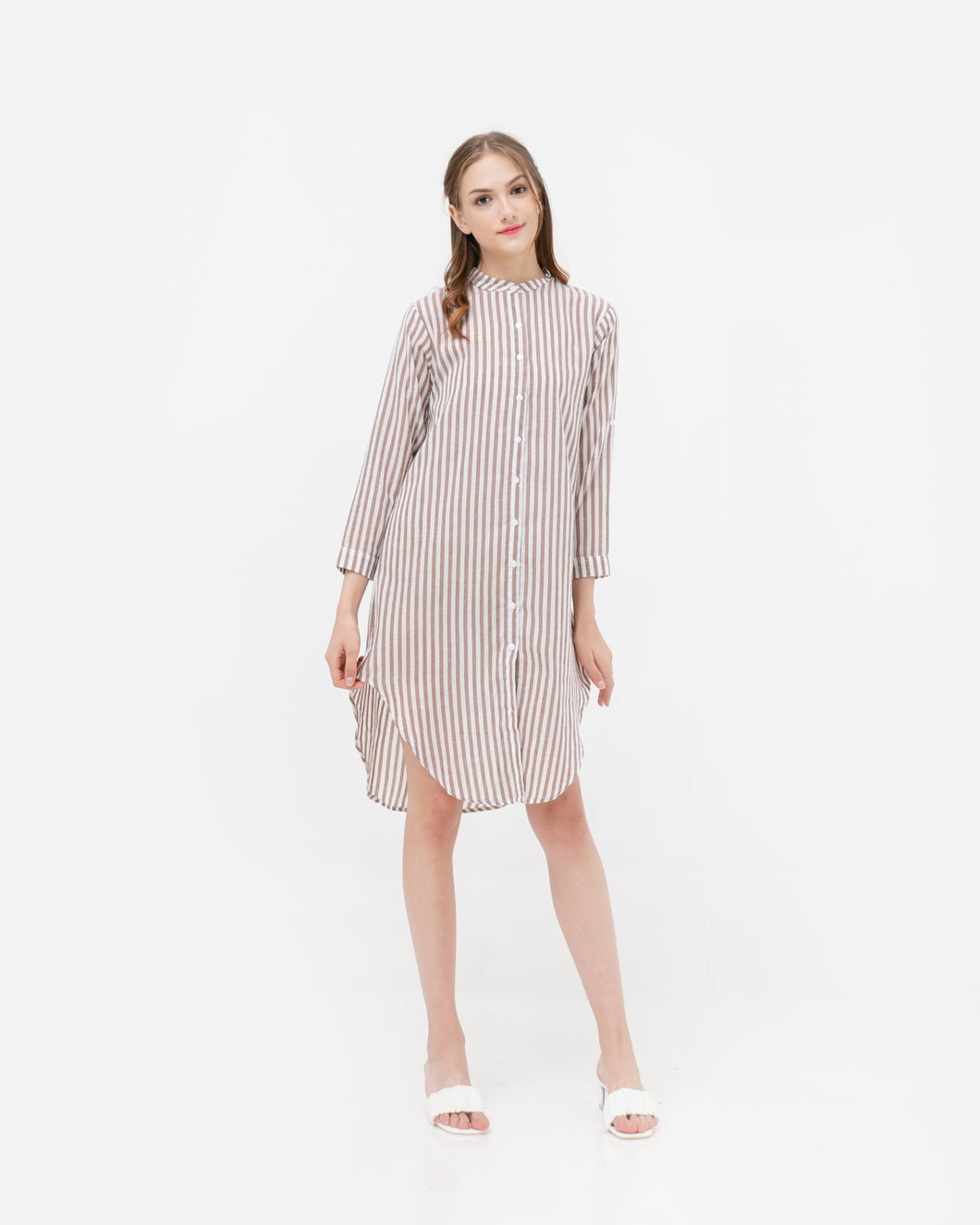 Thalia Cotton Dress / Tunic Mocca