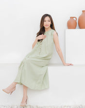 Load image into Gallery viewer, Tania Linen Dress Sage
