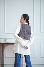 Load image into Gallery viewer, Faira Tweed Linen Blouse
